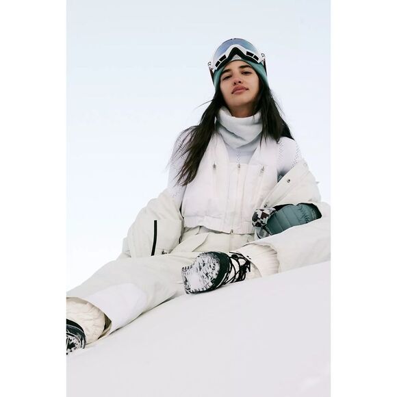 Free People x FP Movement Around The Block Vest & Bib Salt Water Combo $498 L - Picture 6 of 7